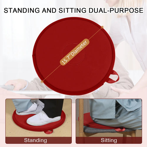 Safe Transfer Kit 360 degree pivot disc for elderly transfers, top view